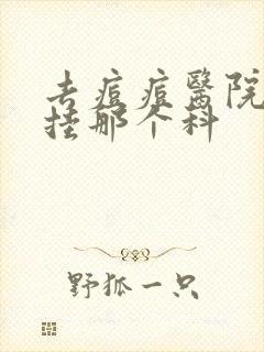 去痘痘医院应该挂那个科