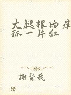 大腿根内痒痒一抓一片红封面