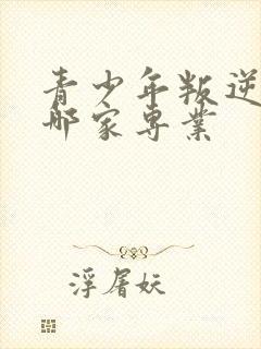 青少年叛逆学校哪家专业封面