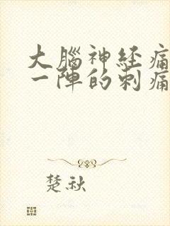 大脑神经痛一阵一阵的刺痛感