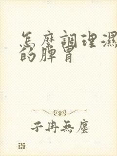 怎么调理湿气重的脾胃封面