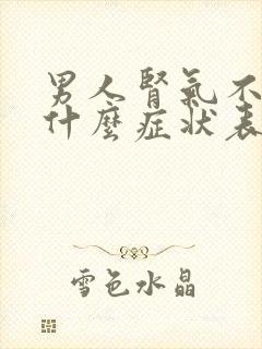 男人肾气不固有什么症状表现