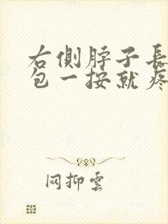 右侧脖子长了个包一按就疼怎么办封面