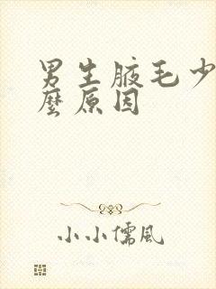 男生腋毛少是什么原因