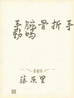 手腕骨折手还能动吗