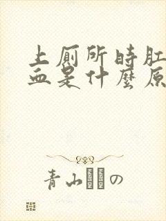 上厕所时肛门出血是什么原因