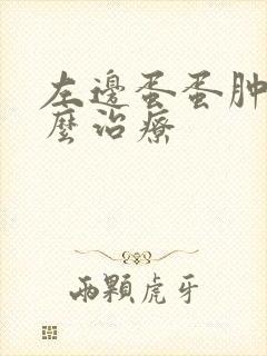 左边蛋蛋肿痛怎么治疗