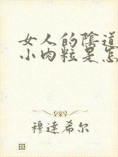 女人的阴道口长小肉粒是怎么回事