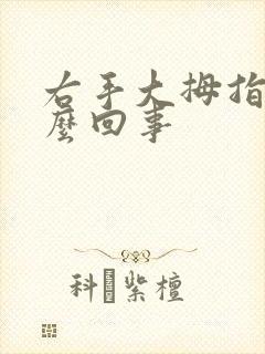 右手大拇指麻怎么回事