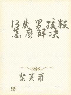 13岁男孩叛逆怎么解决