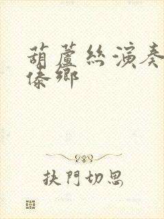 葫芦丝演奏春满傣乡