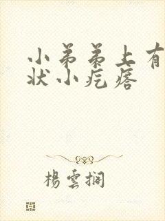 小弟弟上有乳头状小疙瘩