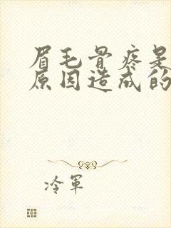 眉毛骨疼是什么原因造成的封面