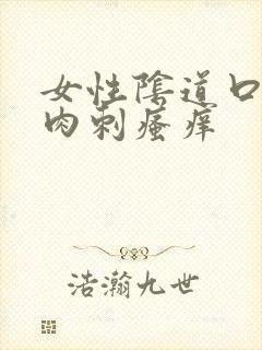 女性阴道口有小肉刺瘙痒