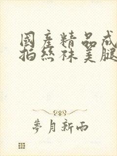 国产精品成人自拍丝袜美腿在线观看