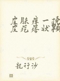 皮肤痒一挠起鸡皮疙瘩状颗粒