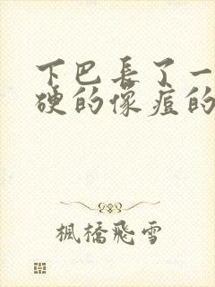 下巴长了一个硬硬的像痘的包是什么原因封面