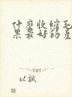 什么收缩毛孔效果最好的产品排行