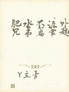 肥水不流外人田兄弟篇笔趣阁小说封面