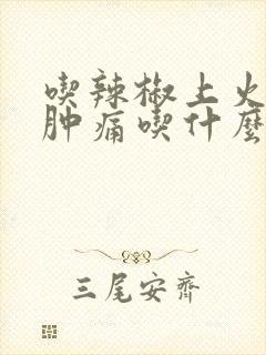 吃辣椒上火牙龈肿痛吃什么药