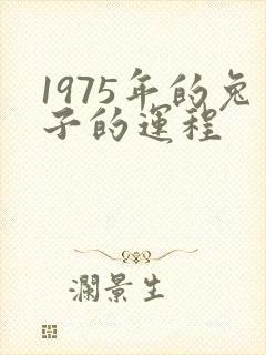 1975年的兔子的运程