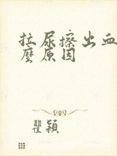 拉尿擦出血是什么原因