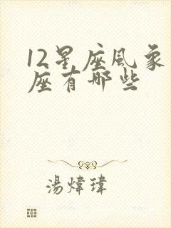 12星座风象星座有哪些封面