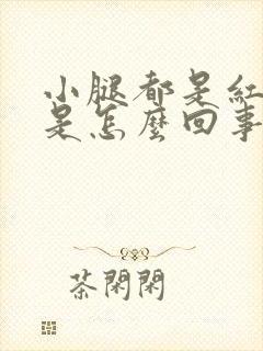 小腿都是红点点是怎么回事