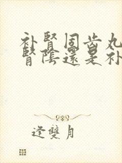 补肾固齿丸是补肾阴还是补肾阳