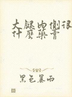 大腿内侧很痒抹什么药膏