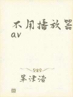 不用播放器的gav