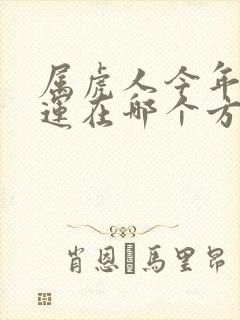 属虎人今年的财运在哪个方向