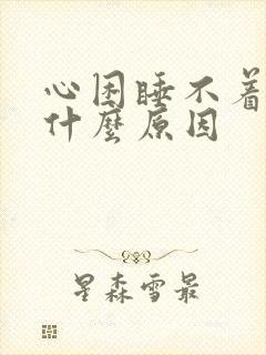 心困睡不着觉是什么原因