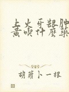 上火牙龈肿痛尿黄吃什么药