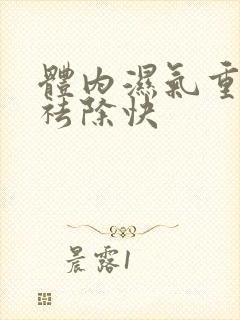 体内湿气重怎样祛除快