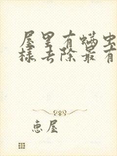 屋里有螨虫怎么样去除最有效