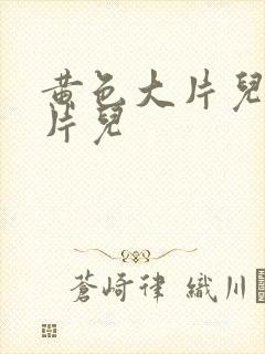 黄色大片儿一级片儿封面