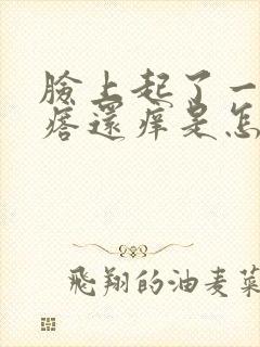 脸上起了一些疙瘩还痒是怎么回事呢