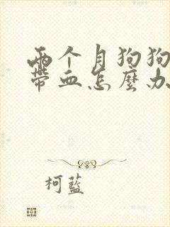 两个月狗狗拉稀带血怎么办