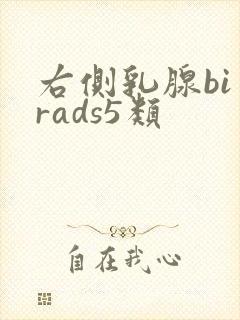 右侧乳腺bi一rads5类