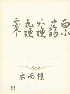 睾丸外皮白色有个硬硬的小疙瘩