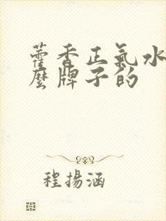 藿香正气水有什么牌子的