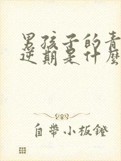 男孩子的青春叛逆期是什么时候