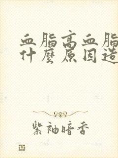 血脂高血脂稠是什么原因造成的