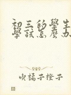 初三的学生很厌学该怎么办