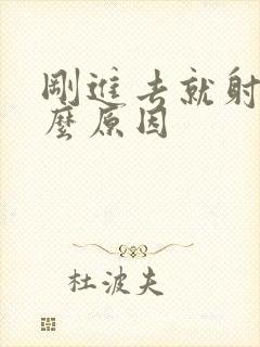 刚进去就射 什么原因封面