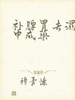 补脾胃去湿气的中成药