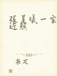 张美曦一家三口近照