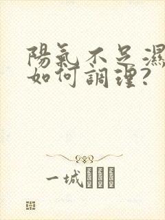 阳气不足湿气重如何调理?