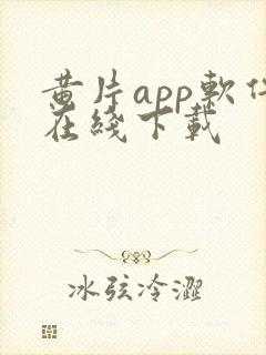 黄片app软件在线下载